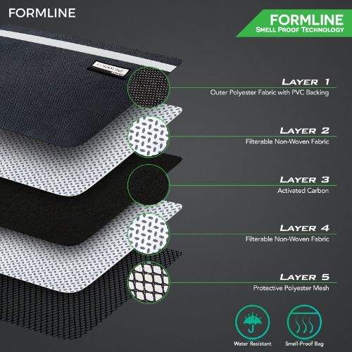 What is a smell proof bag made of?