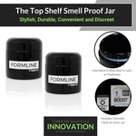 Formline Smell Proof Jar 2 Pack 100 mL - Protective Airtight Containers