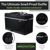 The Best Large Smell Proof Bag - Black Duffle