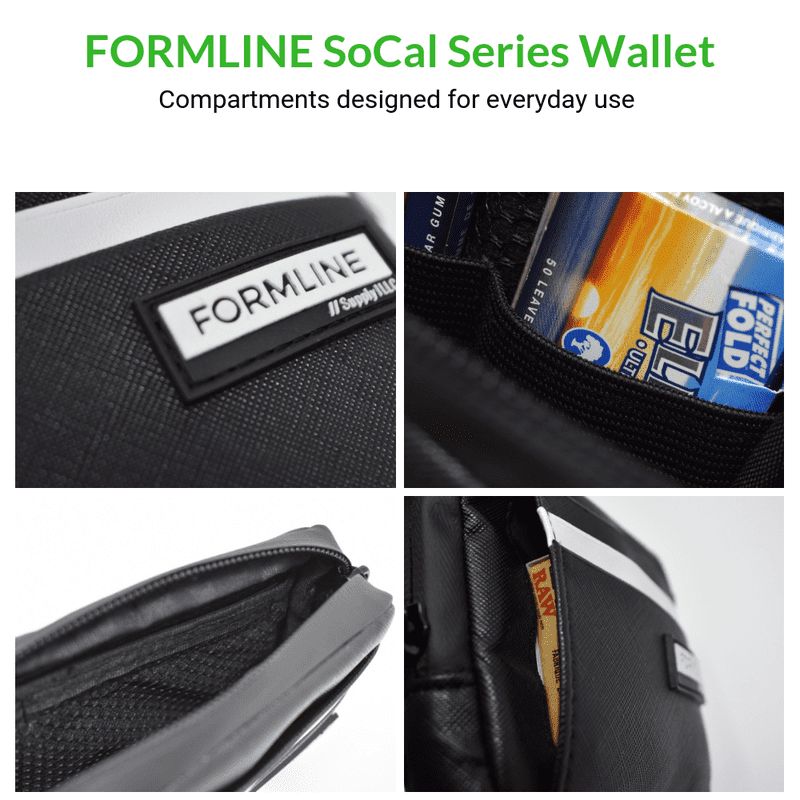 Formline Smell Proof Bag and Minimalist Wallet 4.5x4x1 inch