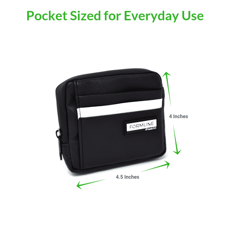 Formline Smell Proof Bag and Minimalist Wallet 4.5x4x1 inch