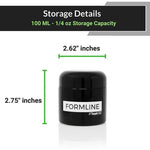 Formline Smell Proof Container - 100 ML Odor Proof Jar