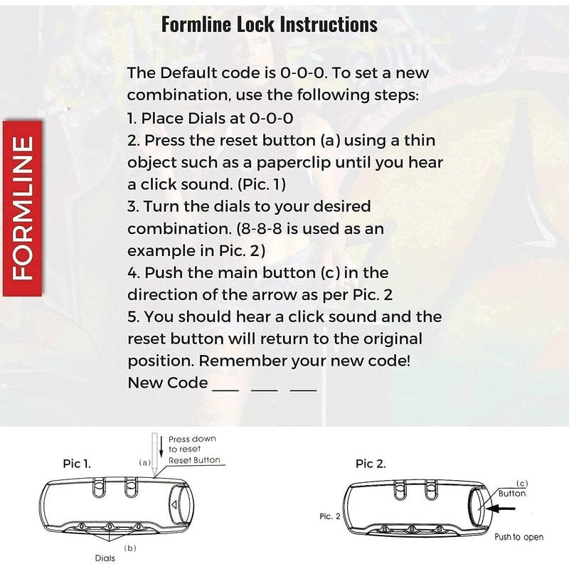 Formline Smell Proof Bag with Lock - 12" x 8" x 3" Odor Proof Case