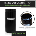 Formline Large Smell Proof Jar - Protective Airtight Container 2 OZ - 1000 ml