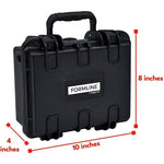 Large Slim Airtight Smell Proof Case 10" x 8" x 4" by Formline Supply