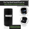 Formline Smell Proof Jar 1 OZ - 500 ml - Protective Airtight Container. Includes Case with Combo Lock Case