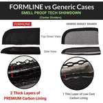 Formline Smell Proof Bag with Lock - 12" x 8" x 3" Odor Proof Case