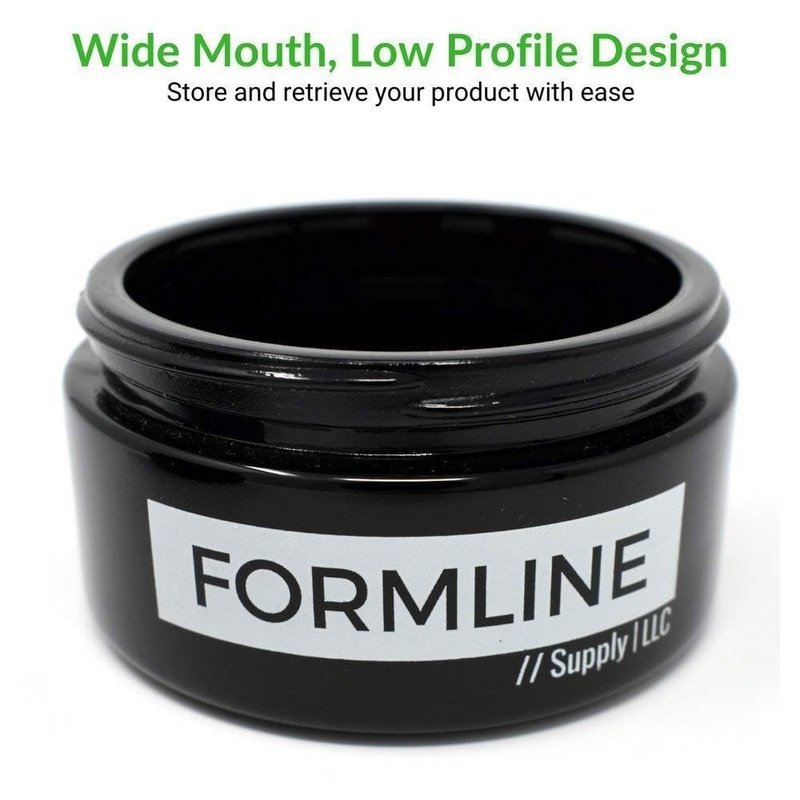 Formline Smell Proof Jar and Travel Case Set - Ultraviolet Glass 100 ml - 1/4 oz