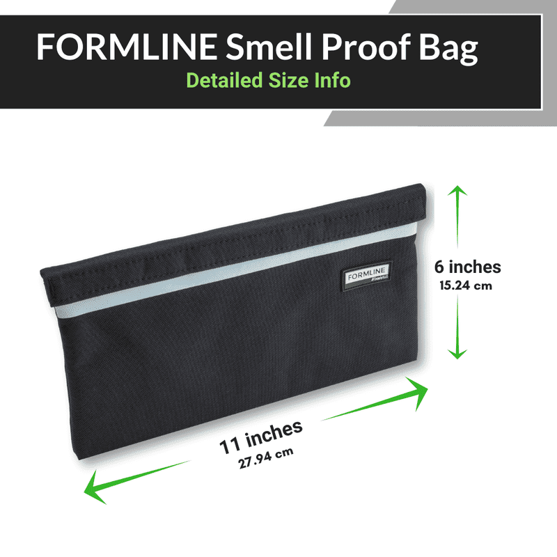 Medium Sized 11 x 6 Smell Proof Bag
